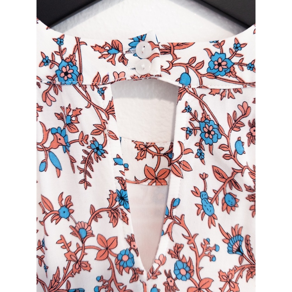 Magnolia Boutique Boho Dress Womens Large Floral Halter Mini Sundress Festival - Picture 3 of 9
